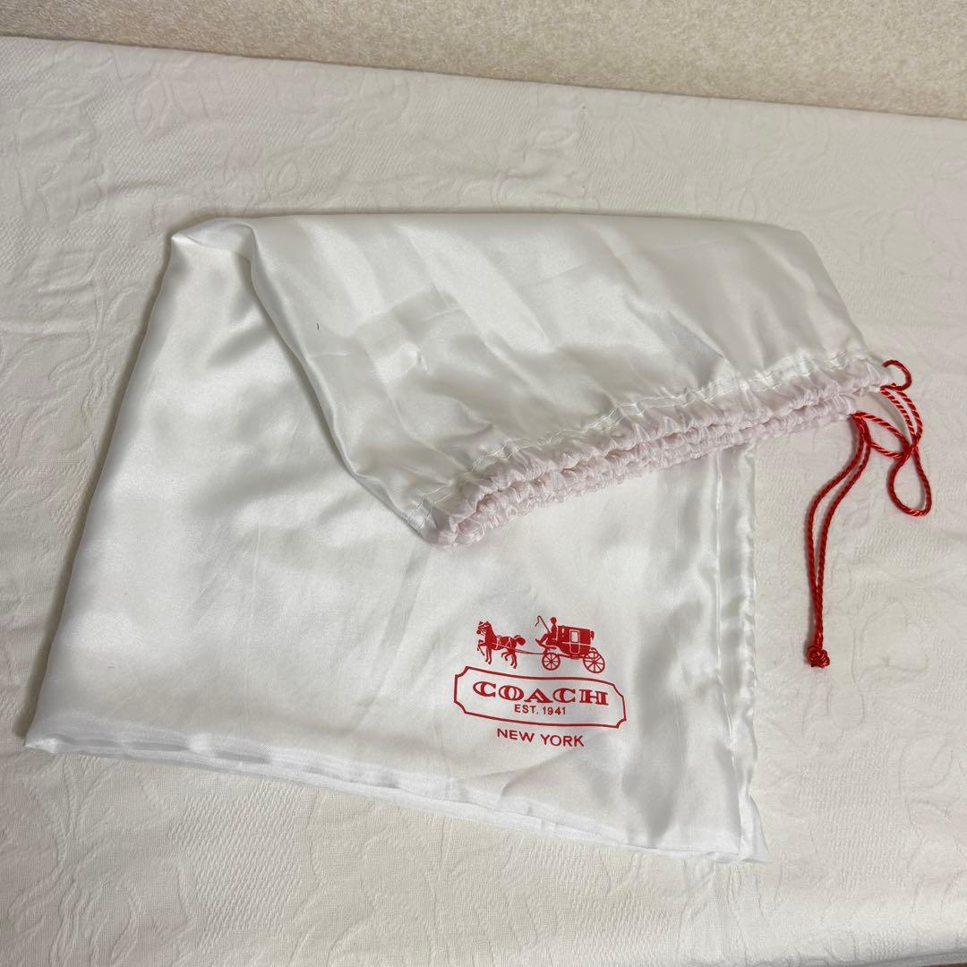 新品未使用　コーチ　ビジネスバッグ　2way 濃紺　ショルダーベルト