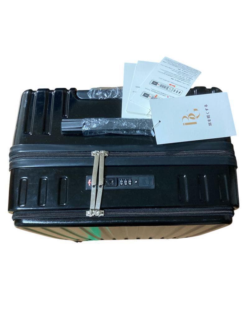 スーツケース 大型 USB カップホルダー 63L ブラック シンプル 旅行