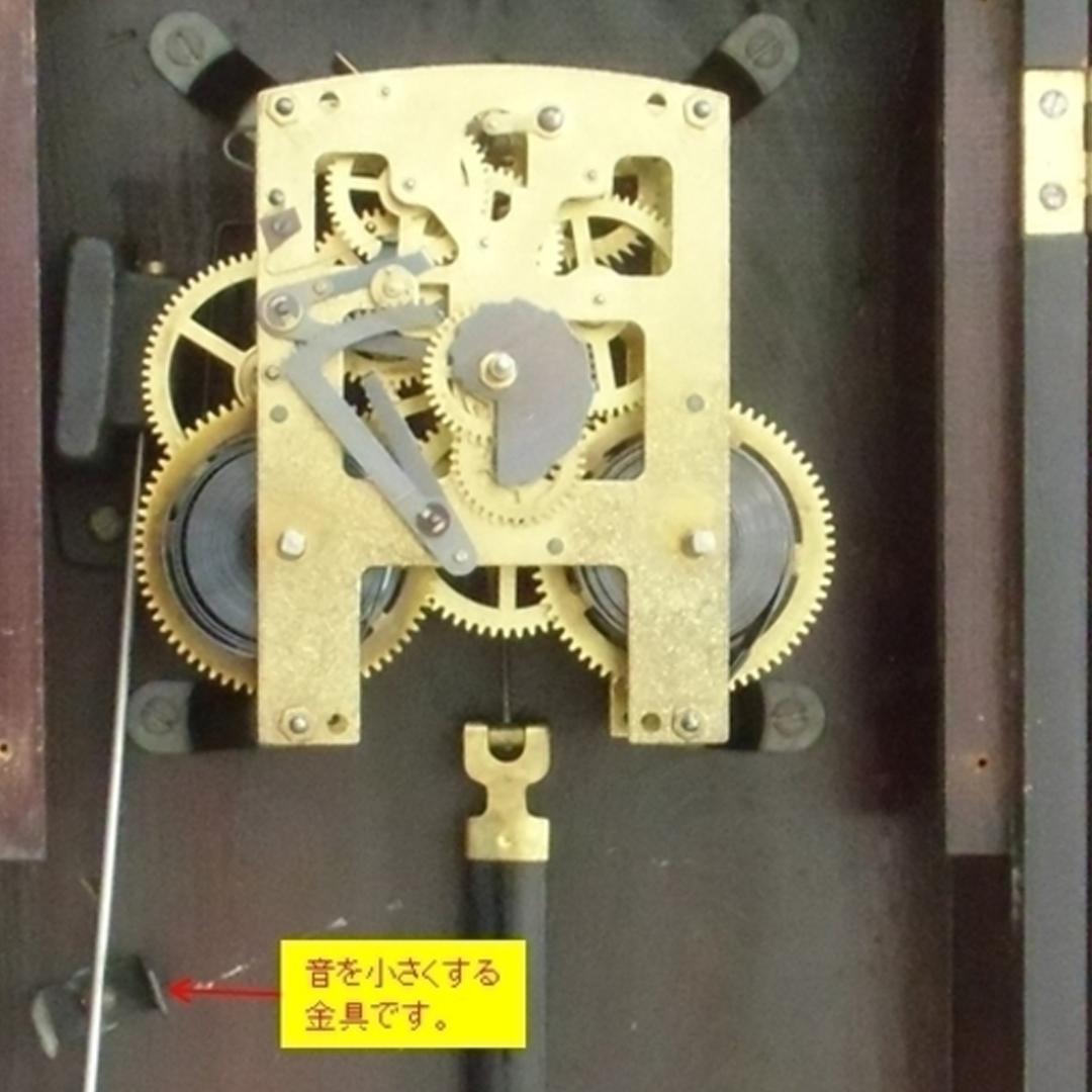 昭和レトロ　振り子時計　ゼンマイ式　SEIKO　アンティーク　小道具　柱　精工舎