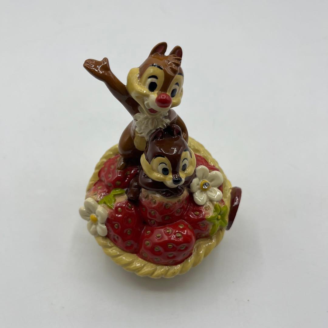 希少 加藤工芸 ミニオルゴール チップ & デール イッツアスモールワールド