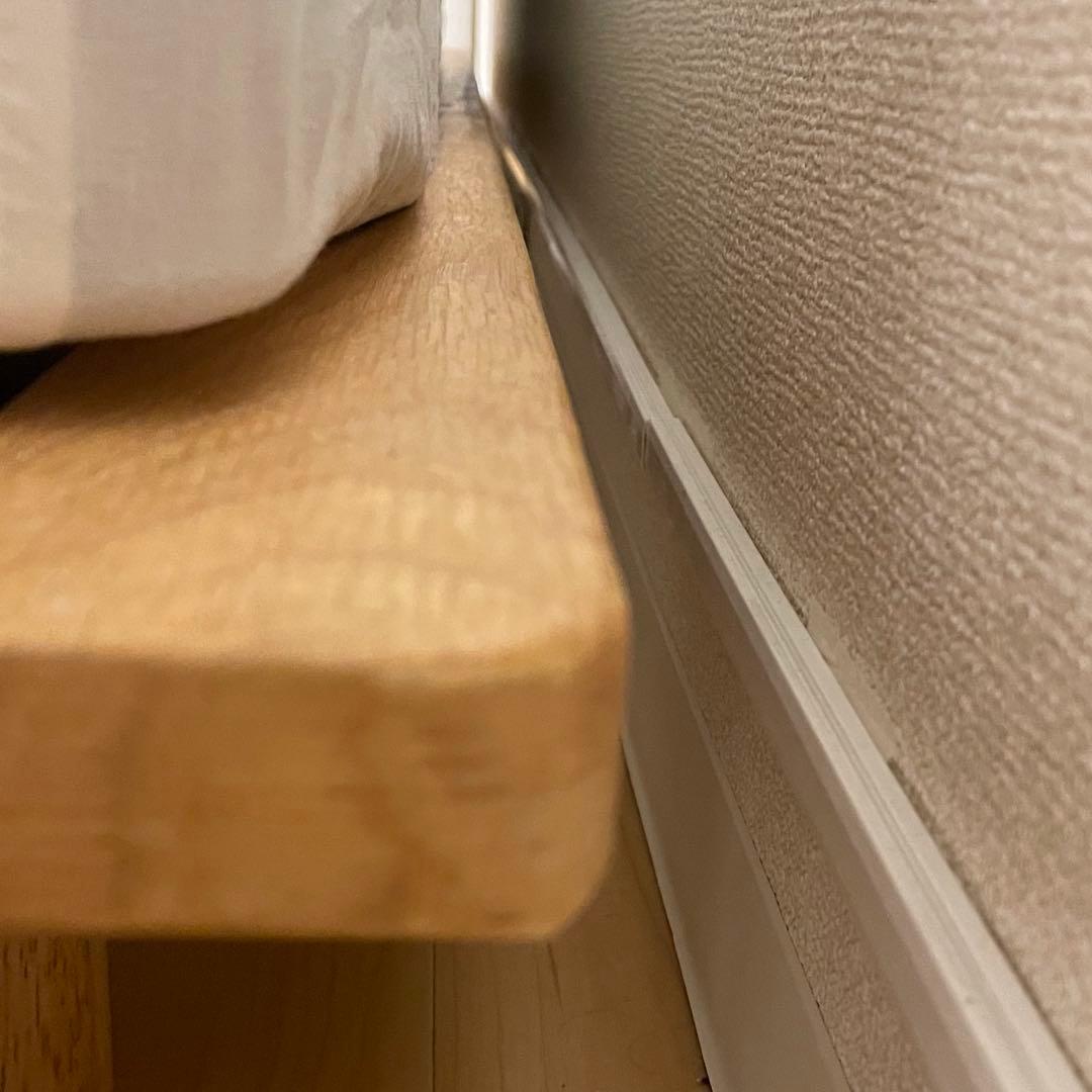 無印良品　ベッドフレーム　オーク材　シングル