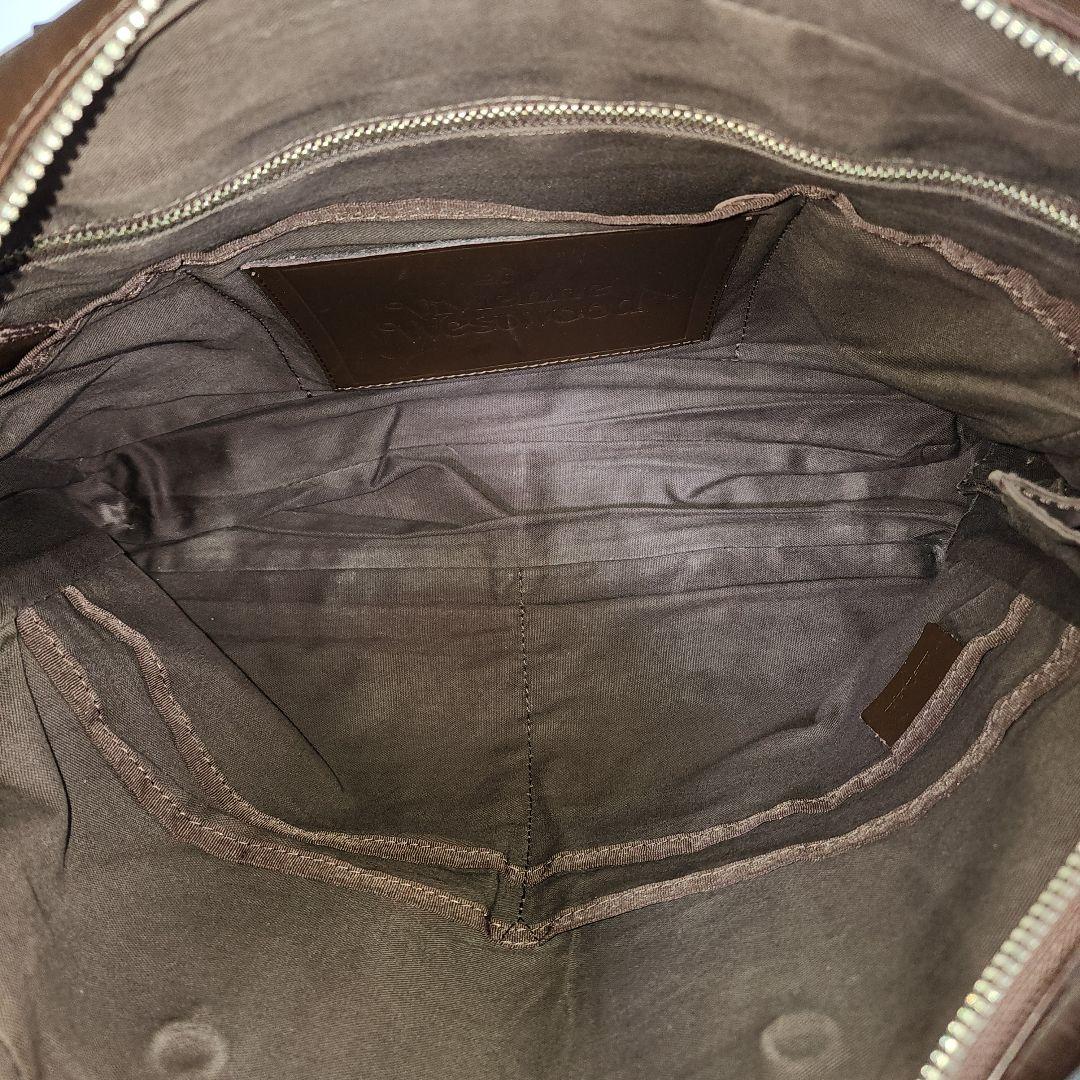 ヴィヴィアンウエストウッド ビジネスバッグ 2way A4可 茶