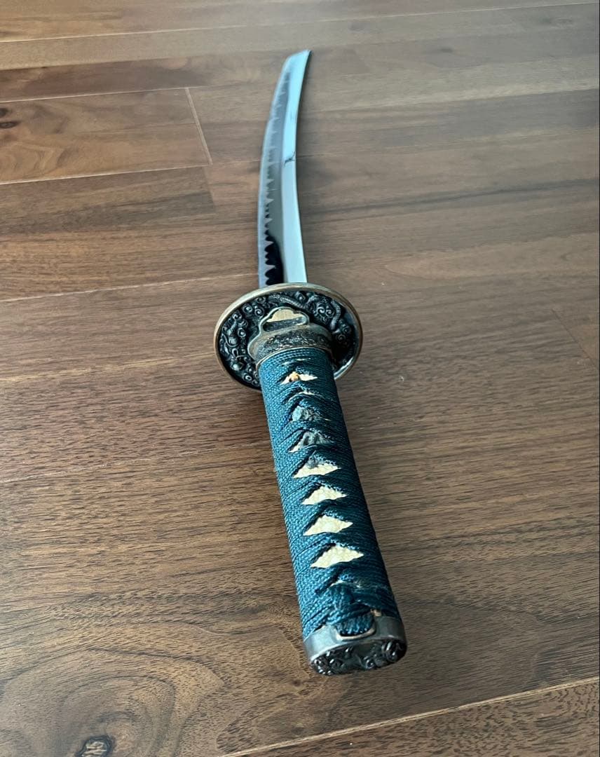 アンティーク模造刀 合金メッキ 刃文 コスプレ 時代劇