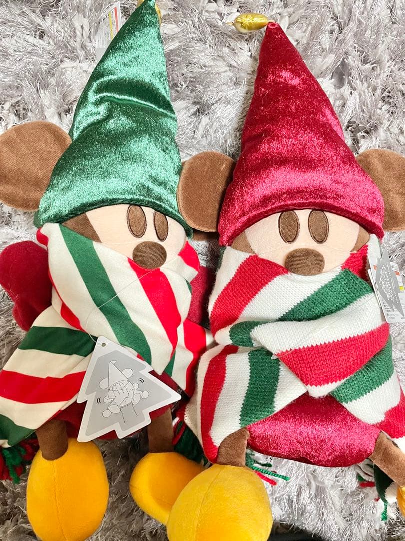 ディズニー クリスマス リルリンリン ハンドパペット ぬいぐ