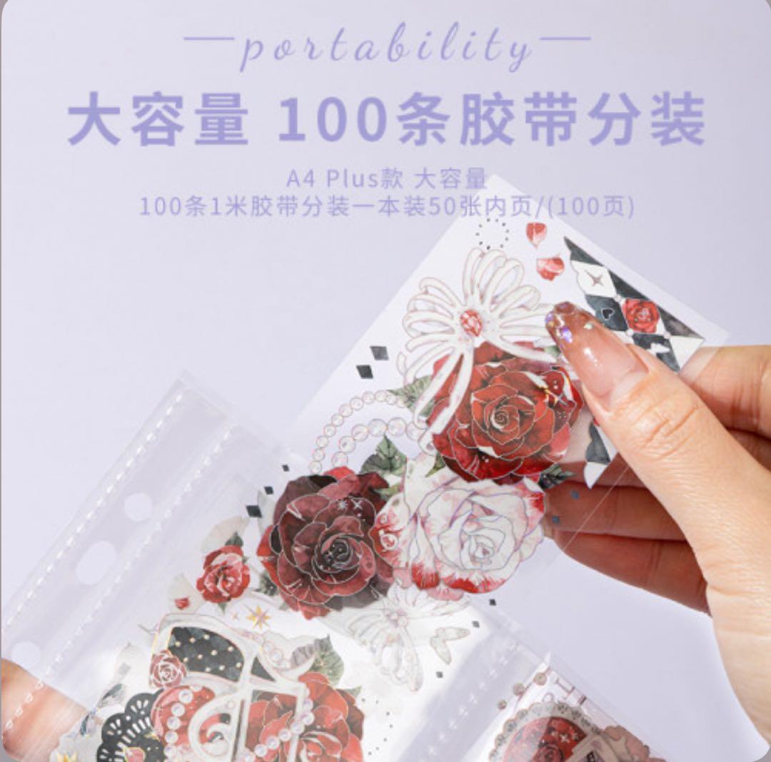 海外マステ＋収納ファイル＋クリップセット おまけ付き - メルカリ