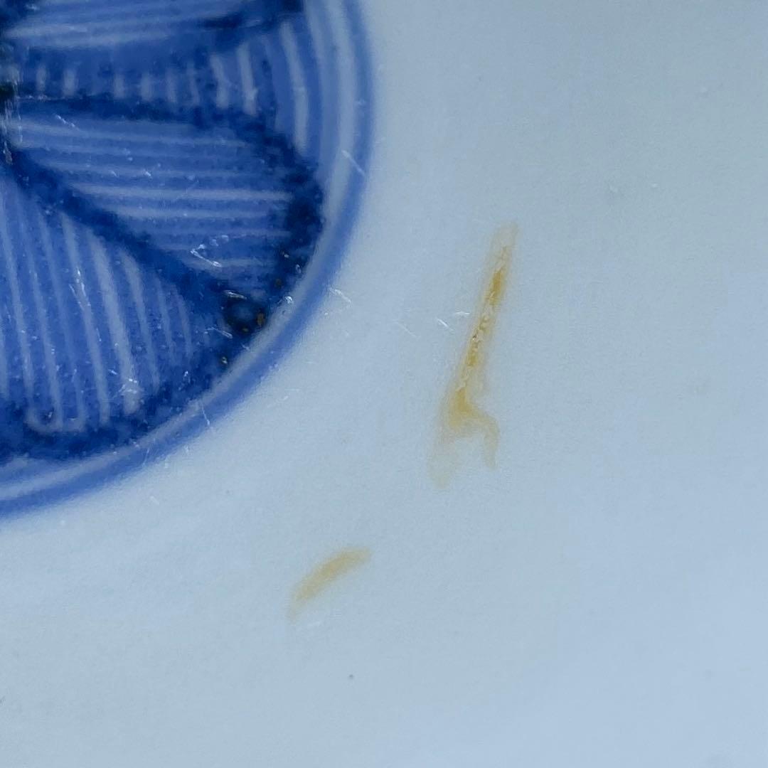 古伊万里 染付蓋茶碗 トヒチル W11.5cm/10cm 東N7-1026☆2F