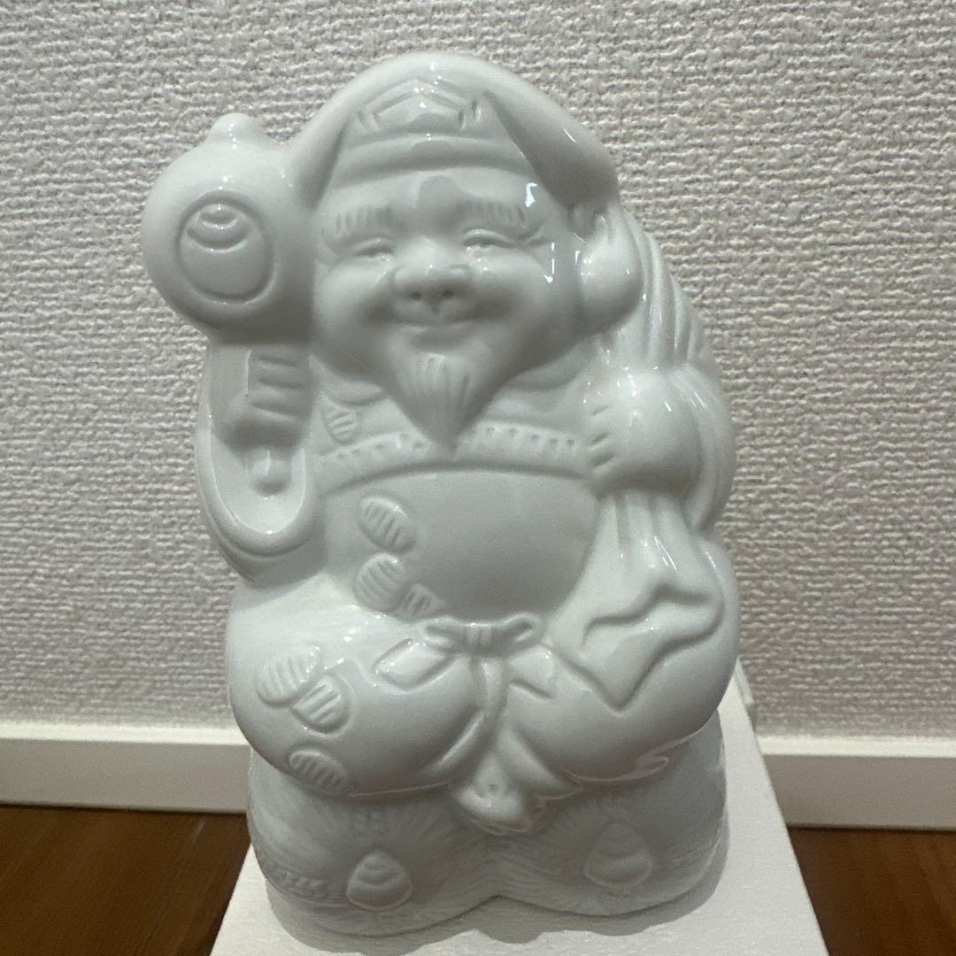 有田焼 鍋島焼 繁仙作 七福神 白磁 縁起物 アンティーク ビンテージ