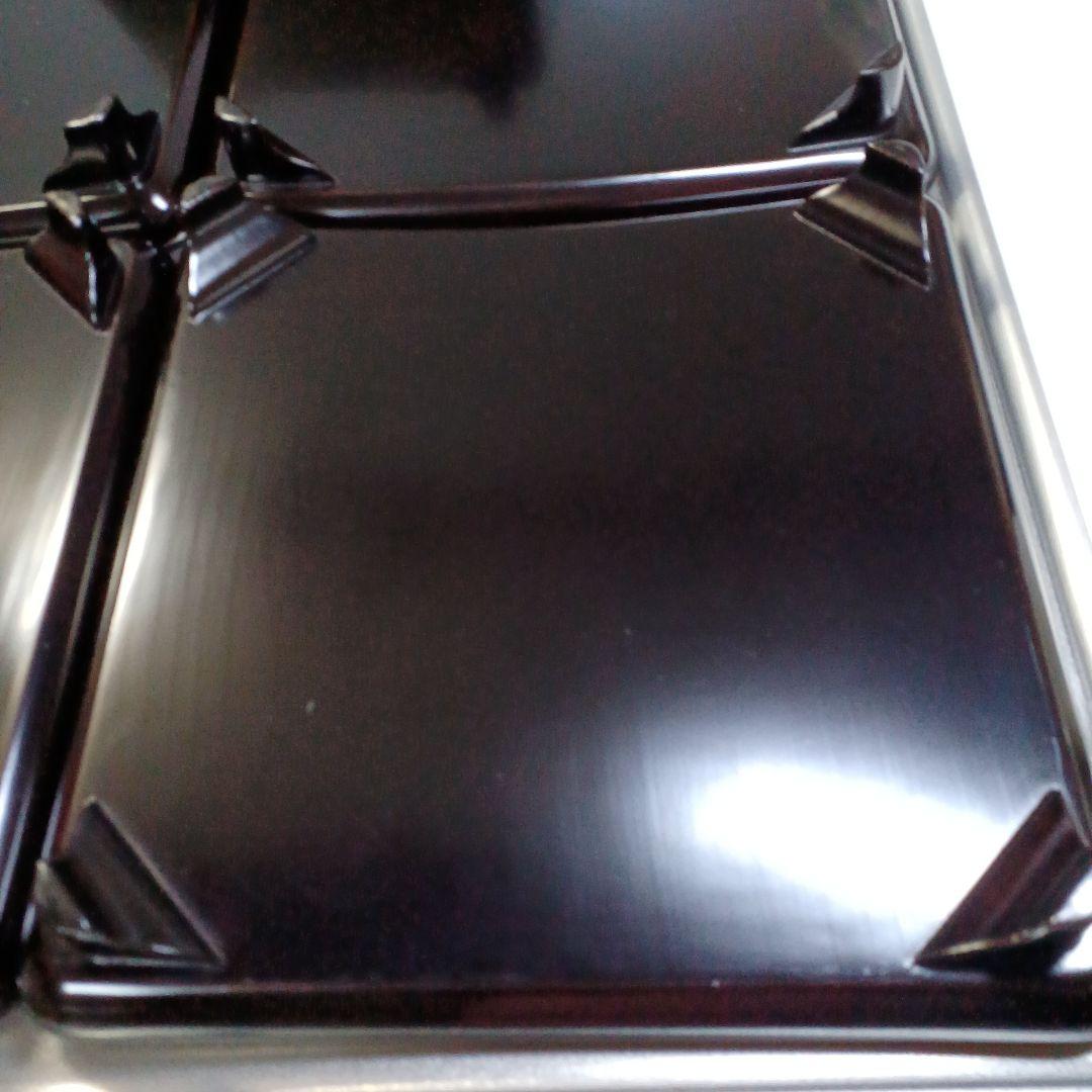 明治初期輪島塗沈金四方膳五客