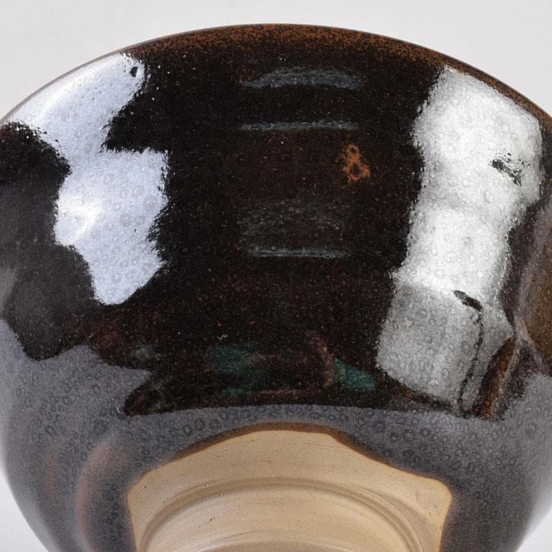 茶道具 上野焼 十五代 熊谷紅陽作 茶碗 堀内宗完(兼中斎)極め箱 VR9097