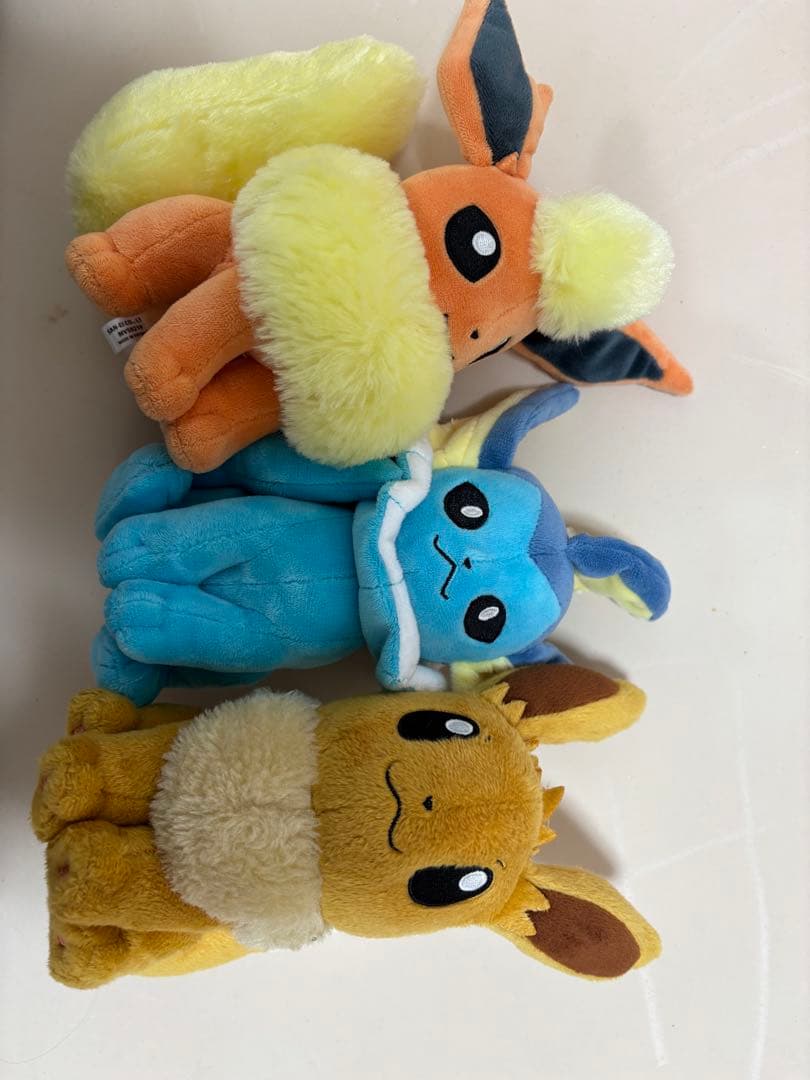 ポケモン ぬいぐるみ イーブイ シャワーズ ブースター ポケモン ぬいぐるみセット シャワーズ サンダース イーブイ