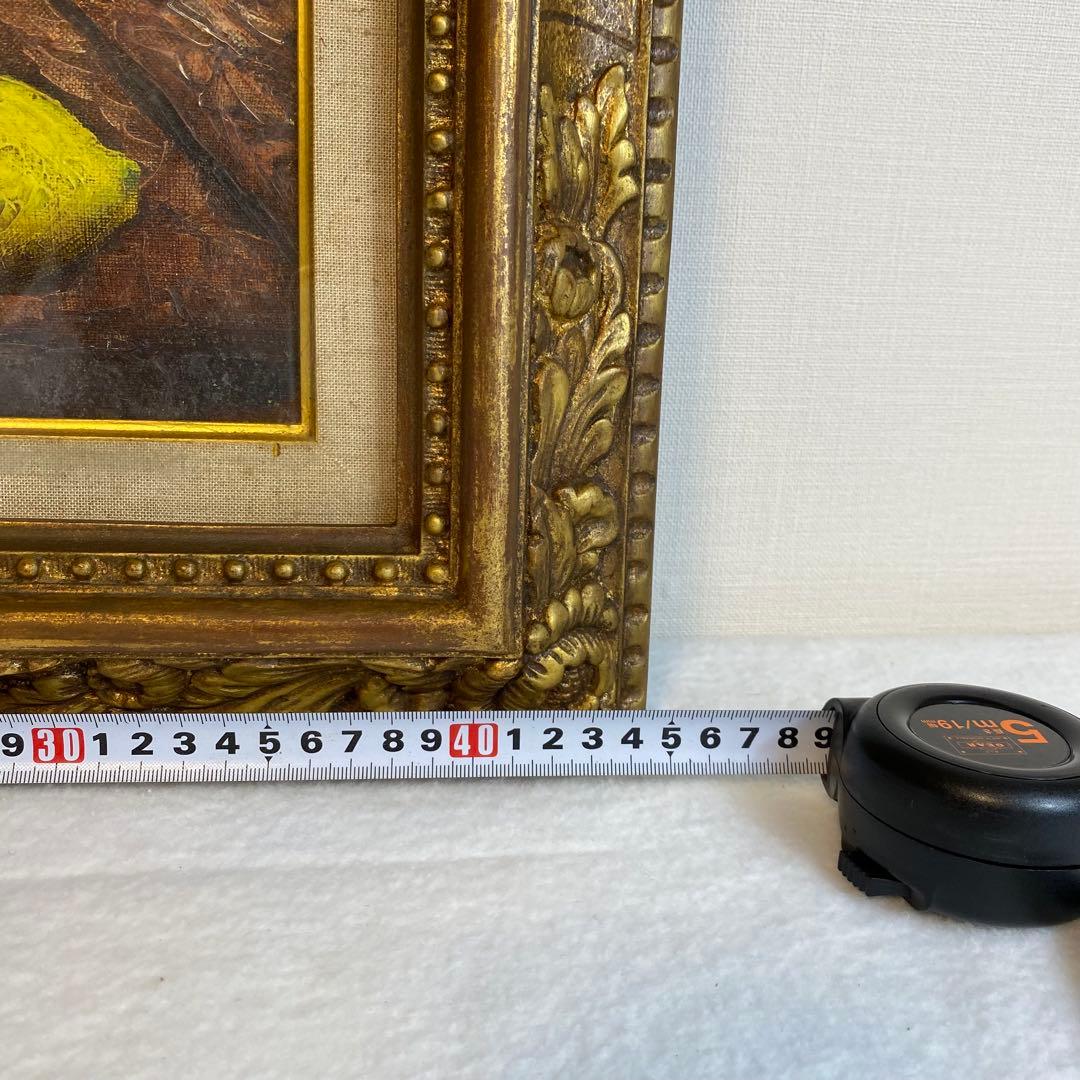 オールフランス画壇新人展　バクリオーヌ作　静物　額は米澤玩具株式会社からのもの