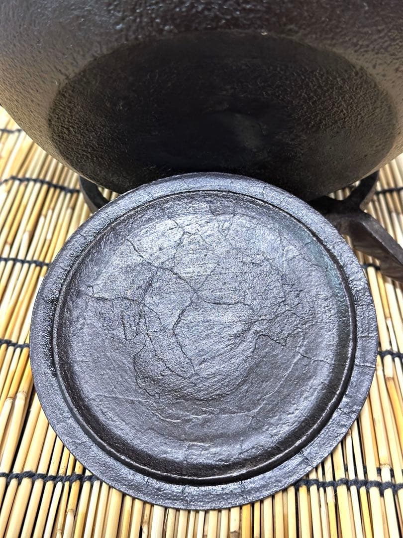 未使用品、栞付　南部成龍堂鋳造所　伝統工芸士 及川 光正(齋峰)３０型　売約済み