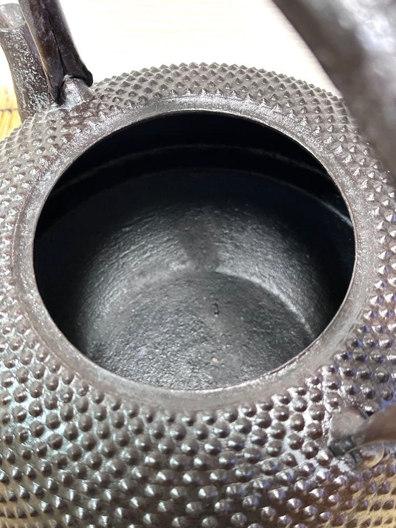 未使用品、栞付　南部成龍堂鋳造所　伝統工芸士 及川 光正(齋峰)３０型　売約済み