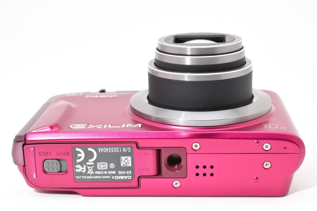極美品 カシオ CASIO EXILIM EX-H10 ピンク ＃A364 - メルカリ