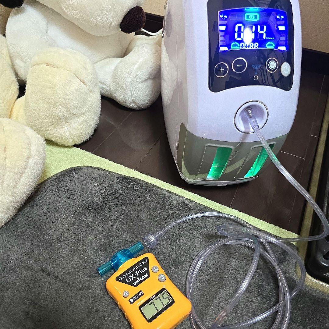 酸素濃縮器 Nevoton MAF mini 酸素室S 酸素濃度計