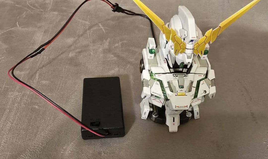完成品】ユニコーンガンダム メカニカルバスト LED打ち替え