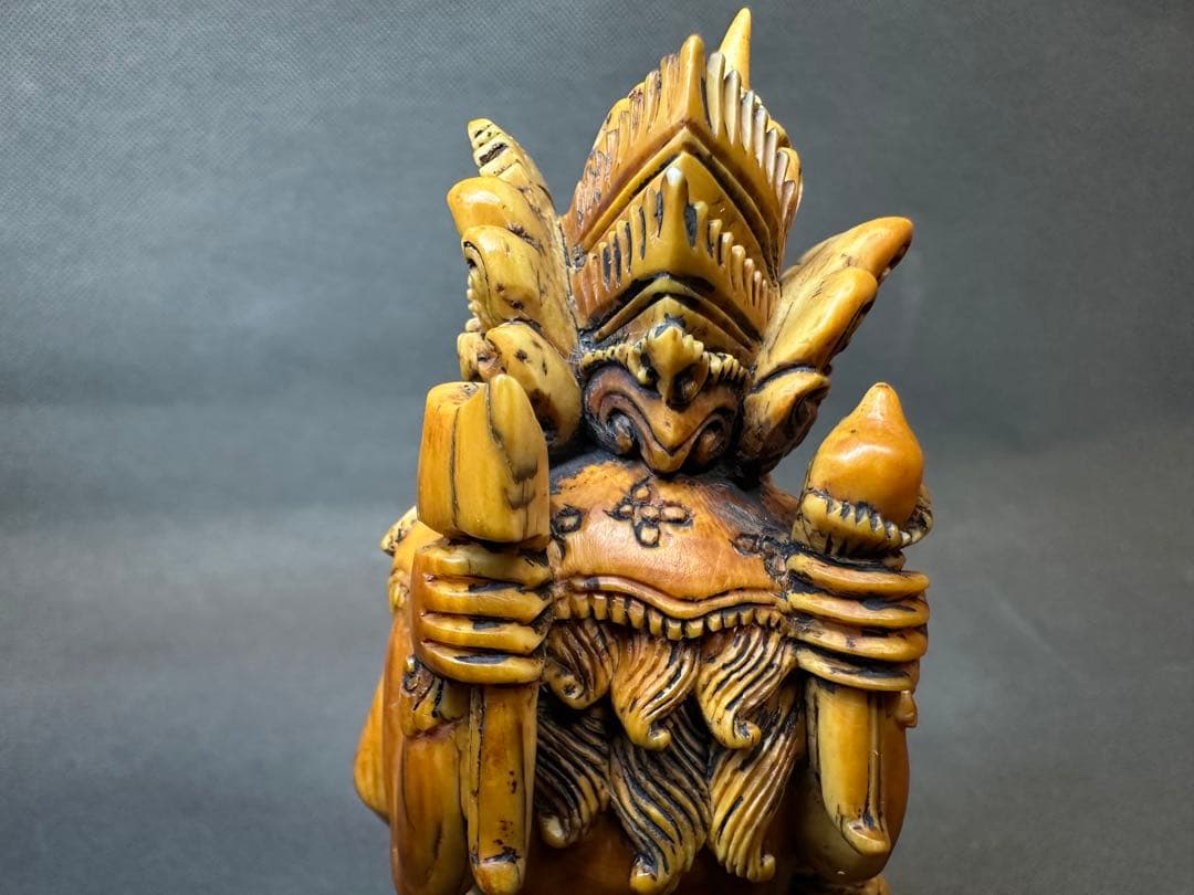 極上 置物 ガネーシャ 象神 仏像 天然素材 アンティーク 骨董 飾り物