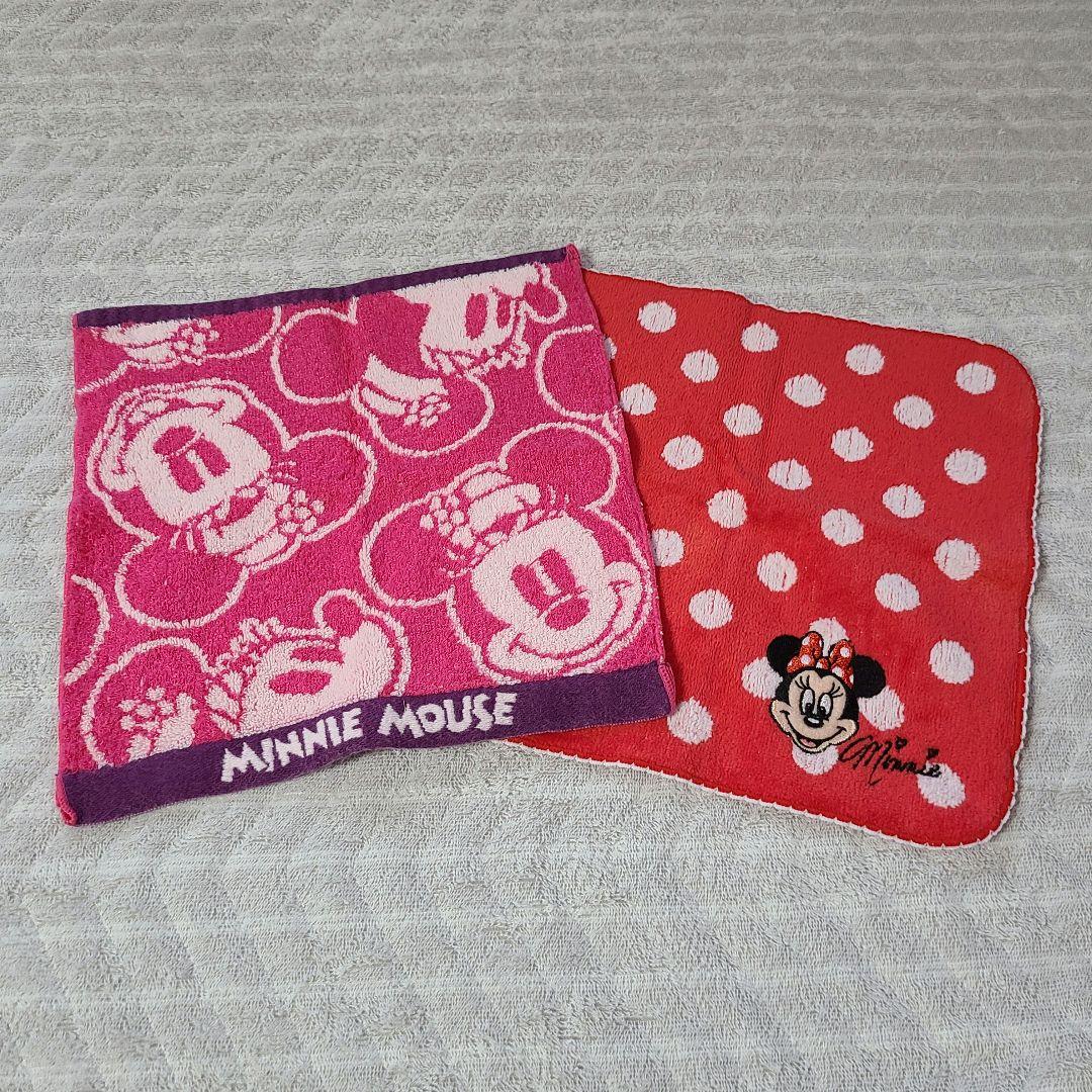 ミニーちゃん タオルハンカチ 2枚セット 東京ディズニーリゾート