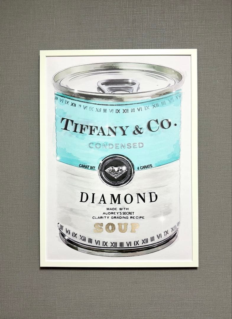 No.4♡半額祭♡キャンバスアート ブランドアートポスター Tiffany絵画