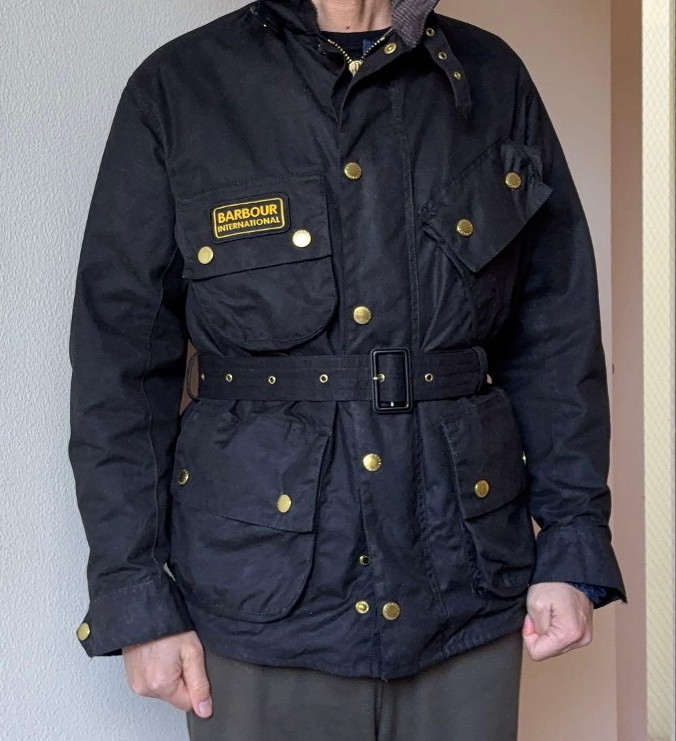 【JumJum】Barbour international ブラック