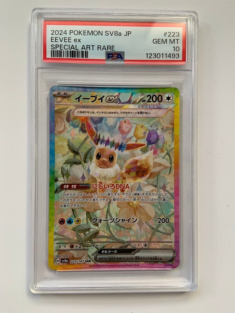 【All PSA10 10連番】テラスタルフェス　ブイズSAR あんしん鑑定OK