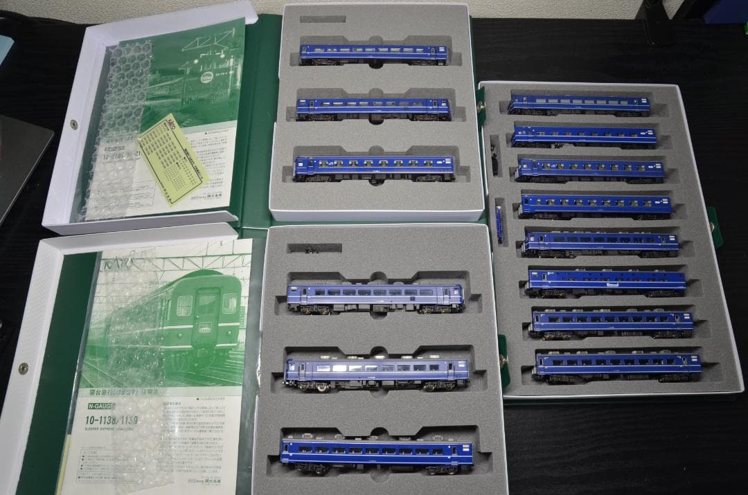 【精密加工品】KATO 寝台急行はまなす 給電エンジン代替車付き 14両セット