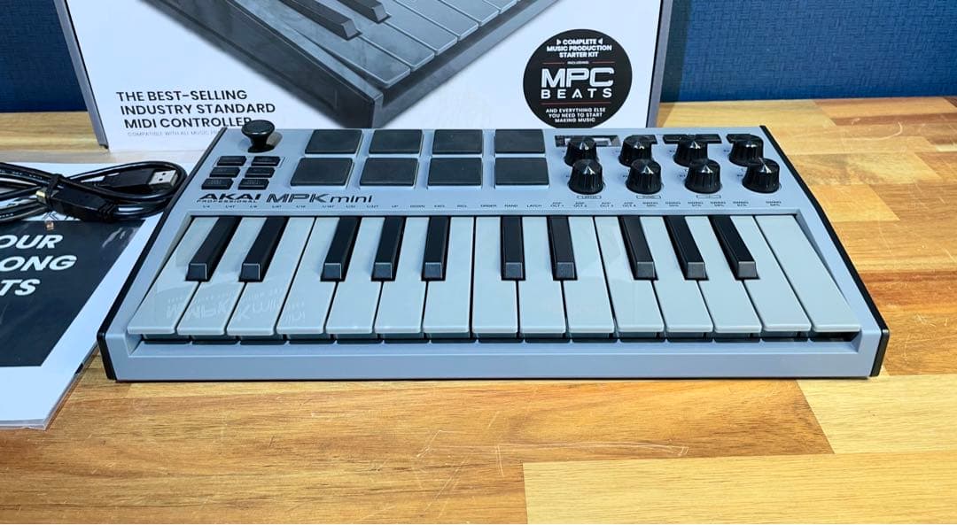 AKAI MPK MINI MK3 限定版グレー 25鍵 MIDI キーボード