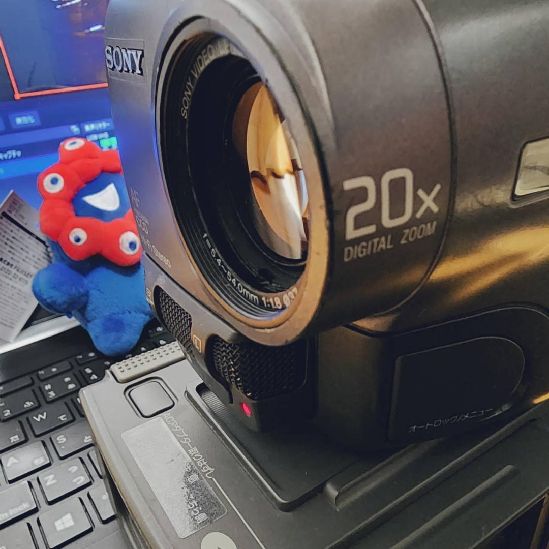 【動作確認済】SONY 高画質 Hi8 ビデオカメラ CCD-TR11 説明書付