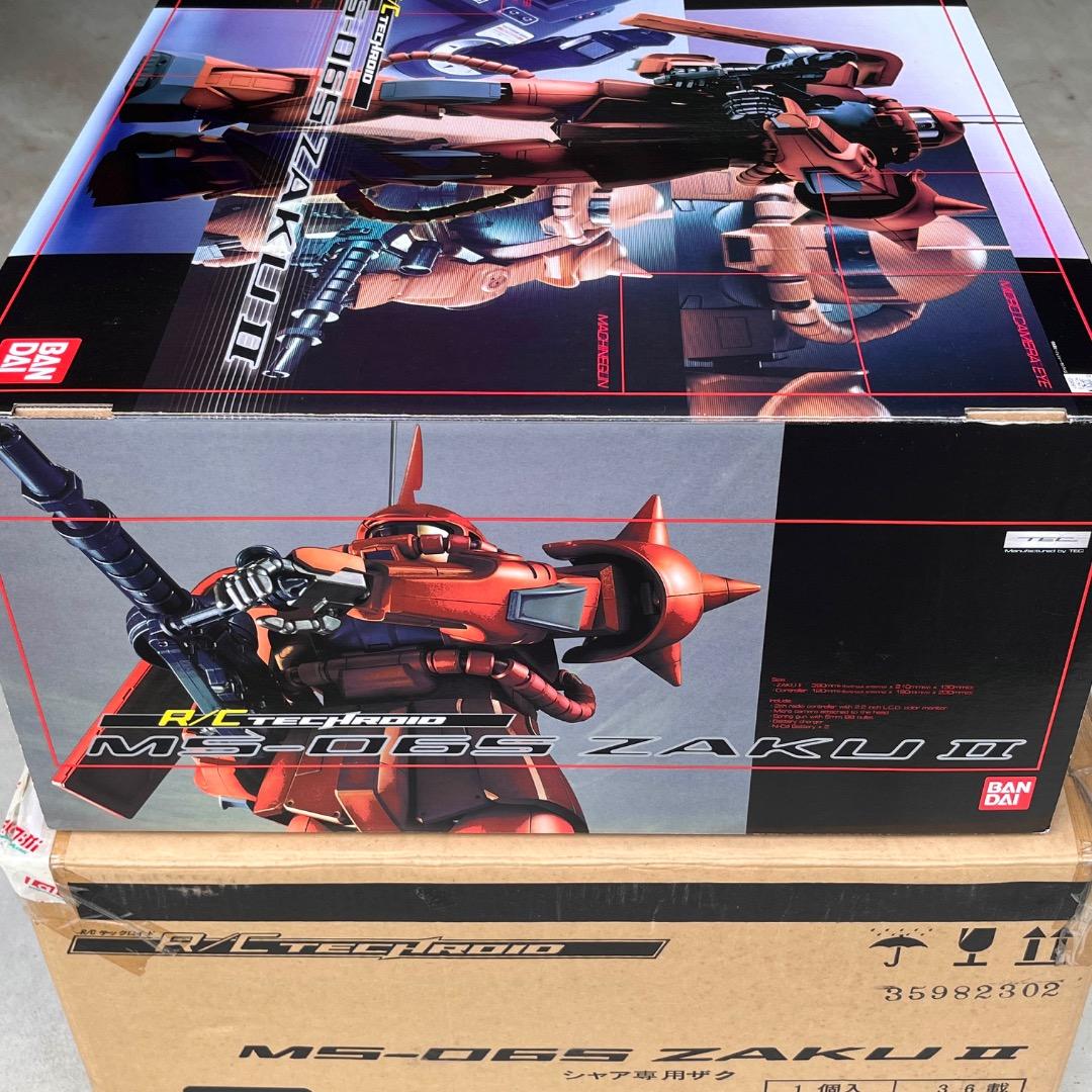 BANDAI R/Cテックロイド MS-06S ZAKUⅡ シャア専用ザク