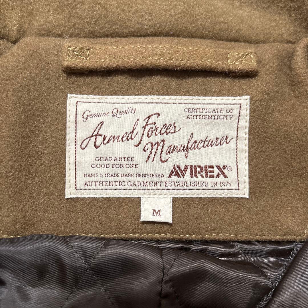 ☆極美品☆】ウルトラレア AVIREX レザーコートMカーキ 紳士の極上品