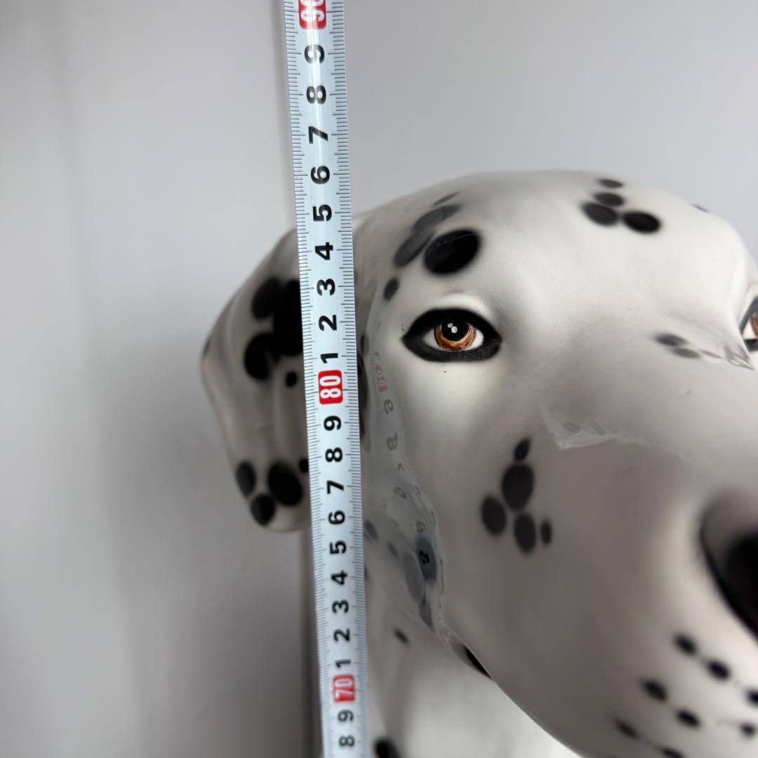 ダルメシアン 特大87cm イタリア製 Demain 陶器製 オブジェ 置物