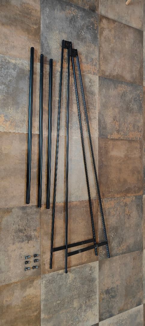 アイアン ハンガーラック 下段2本 店舗什器 スチール 展示 棚 収納 棚