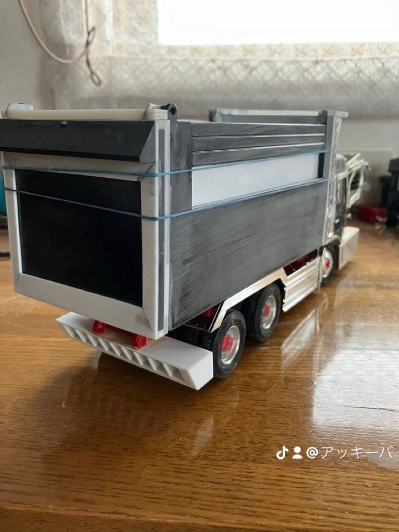 アオシマ　日野プロフィア　ダンプ　デコトラプラモデル