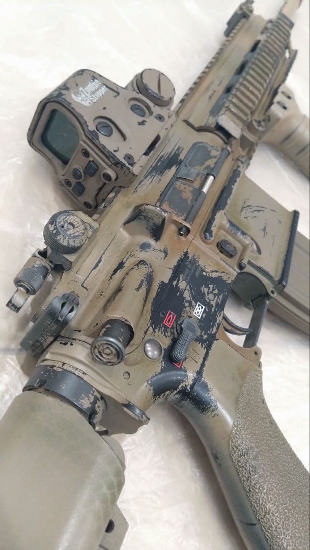 東京マルイ 次世代電動ガン hk416 デブグルカスタム 秀逸塗装 付属品多数