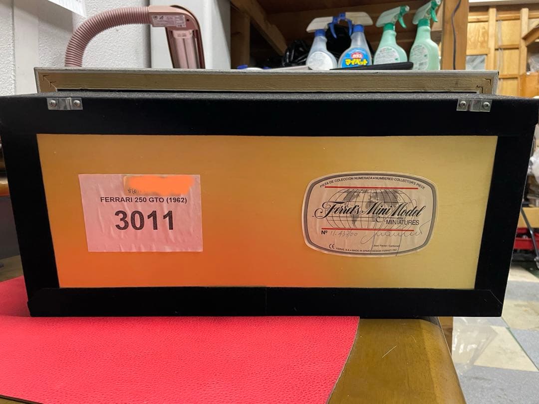 フェラーリ 250GTO 1962 ミニガレージセット