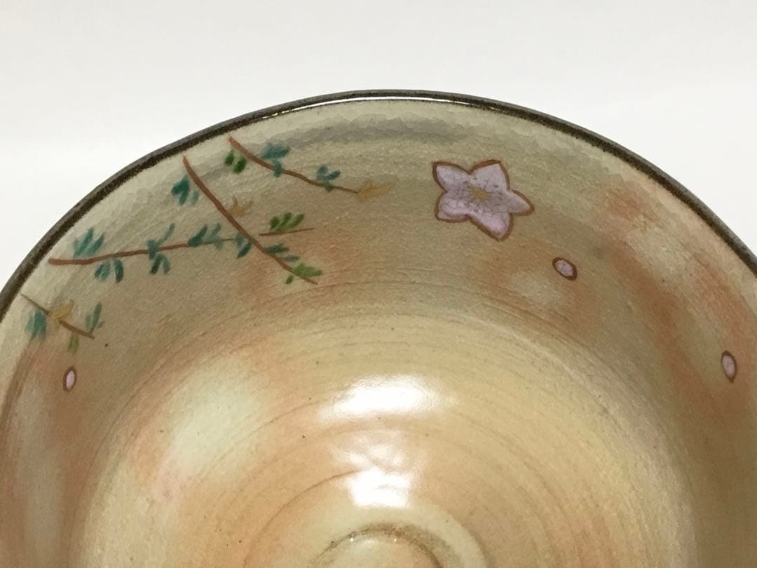 茶道具 古物品 茶碗 桃柳 勝龍寺窯 木箱入の通販はau PAY マーケット