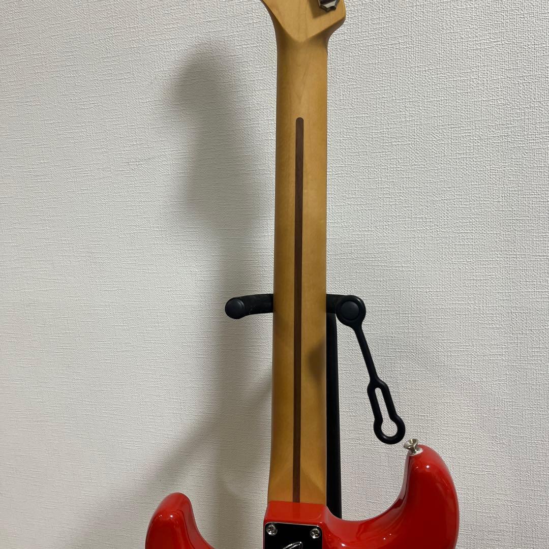 fender stratcaster player2 コーラルレッドハードケース - メルカリ