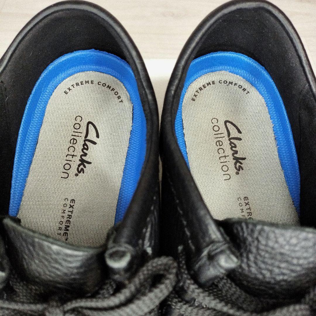 極美品【Clarks】クラークス Shacre Ⅱ Run シボ革 28.5 黒