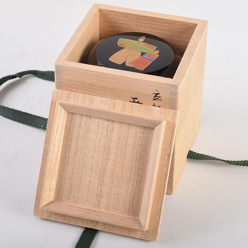 茶道具 加賀蒔絵師 竹内幸斎作 立雛蒔絵 雪吹 棗 共箱 M R9304 - メルカリ