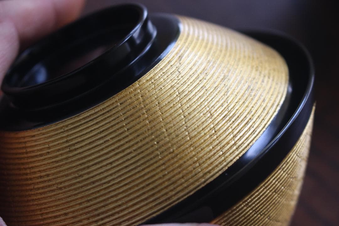 時代逸品！極上金塗糸目の美しいお椀2点（検輪島塗京塗雑煮椀 - メルカリ