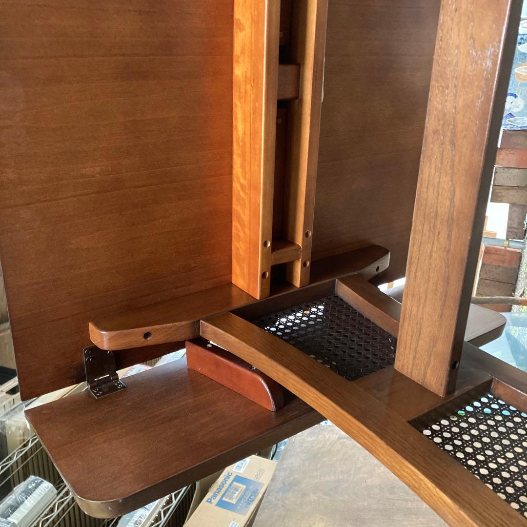 ア*ん様 三越家具 バタフライテーブル ゲートレッグテーブル