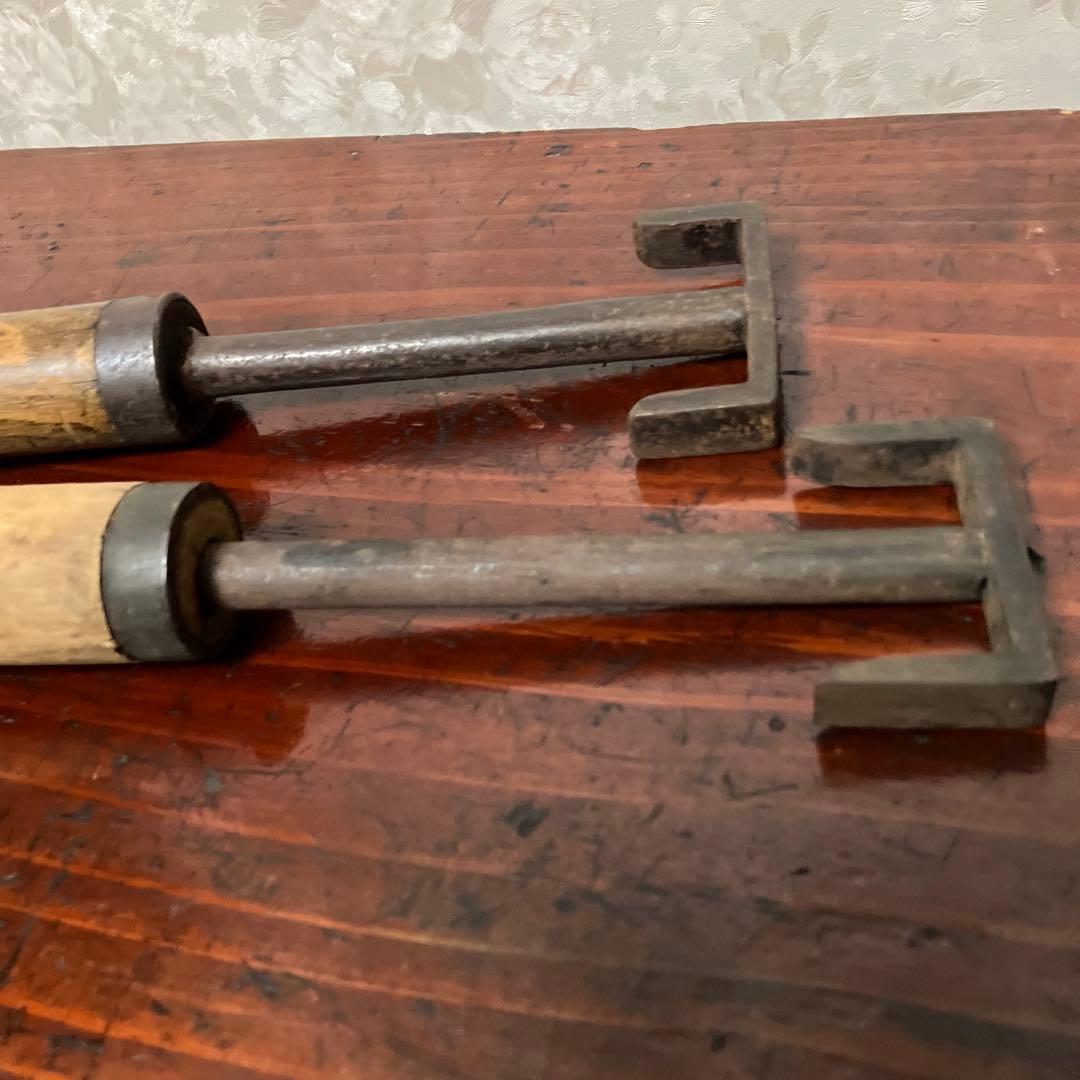 古い蔵戸の「落とし鍵」各種10点