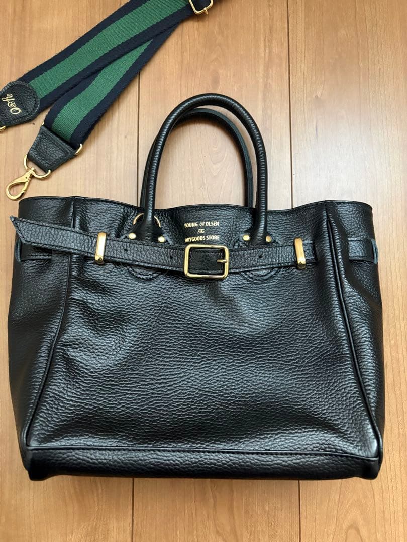 FRAMeWORK 【YOUNG&OLSEN】別注ストラップ付きベルト バック