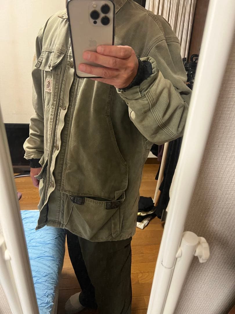 Carhartt カーハート トラディショナルコート　モスグリーン　星タグ