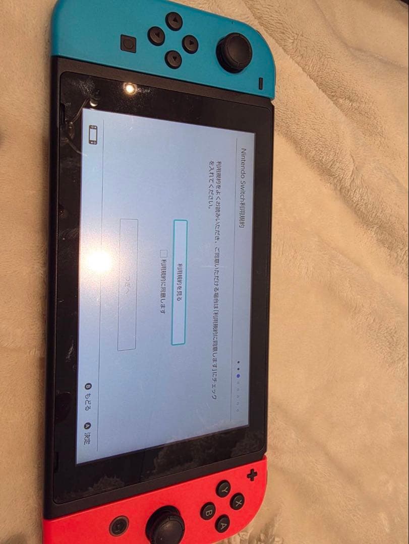 美品★Nintendo Switch 本体 ネオンブルー/ネオンオレンジ