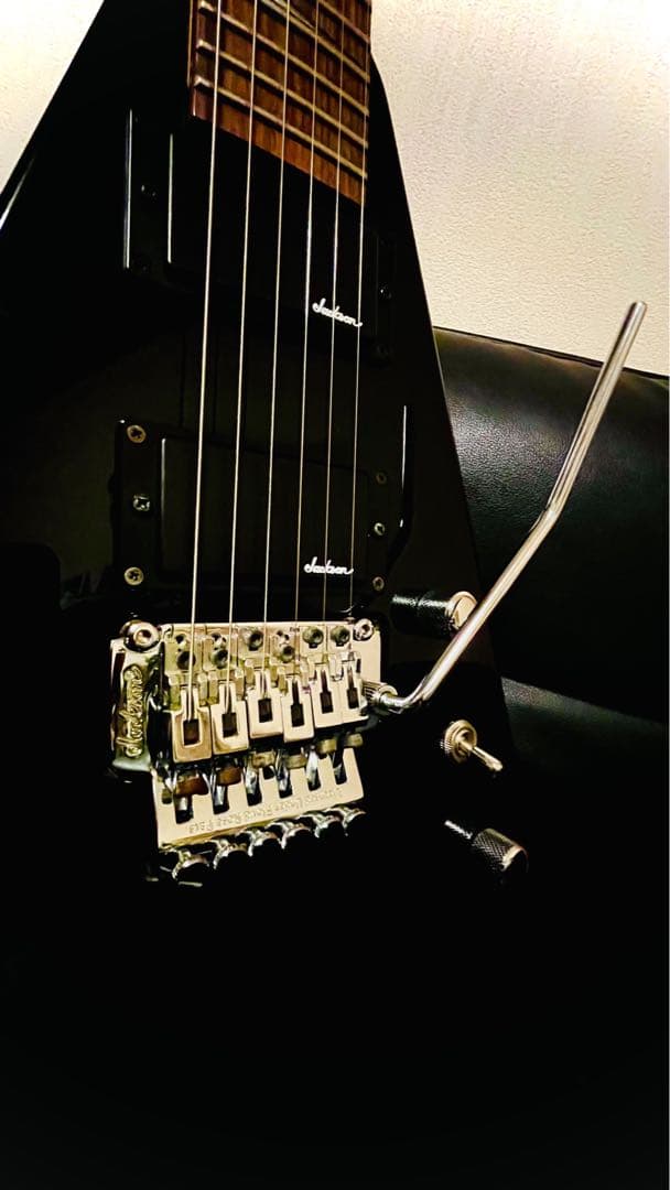 Jackson KING-V Floyd Roseジャクソン フライングV 黒