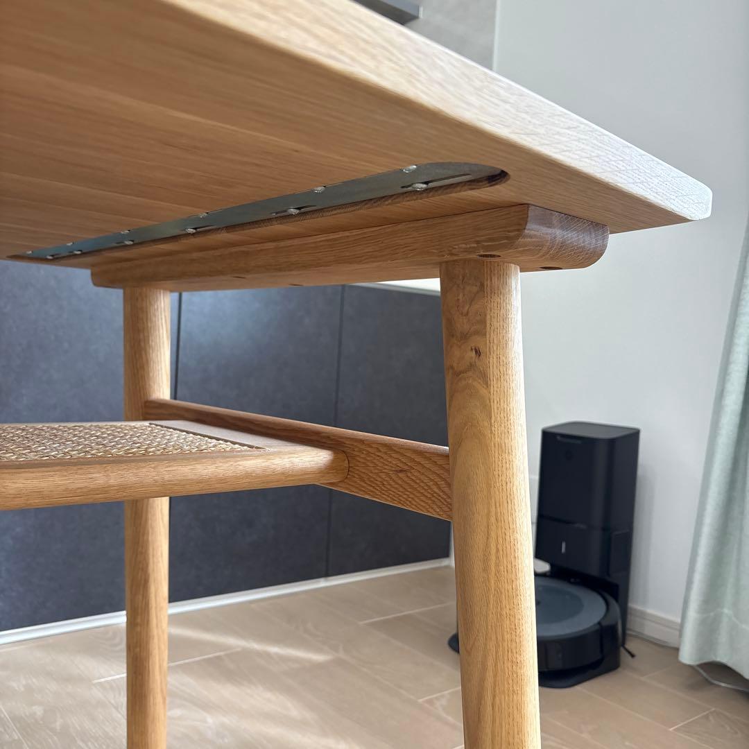 【キズなし・美品】unicoウニコ SOLKソルク ダイニングテーブルW1400