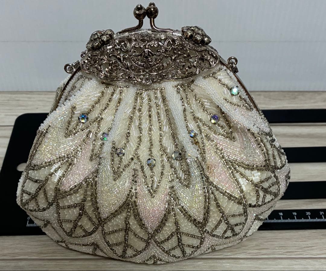 総ビーズバッグ ヴィンテージ がま口 昭和 レトロ