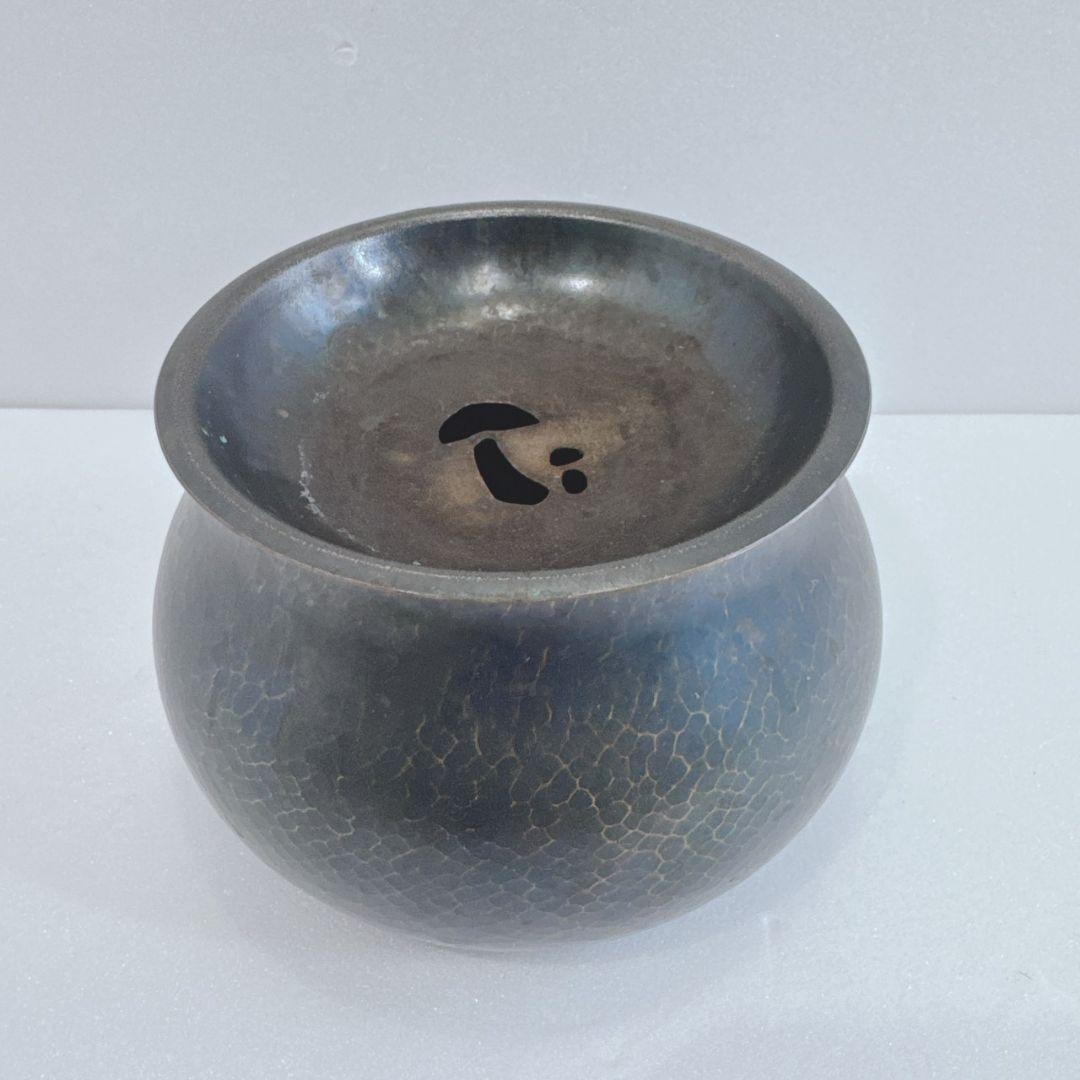 m*u様 玉川堂 鎚起銅器 茶こぼし 建水 セット 昭和レトロ