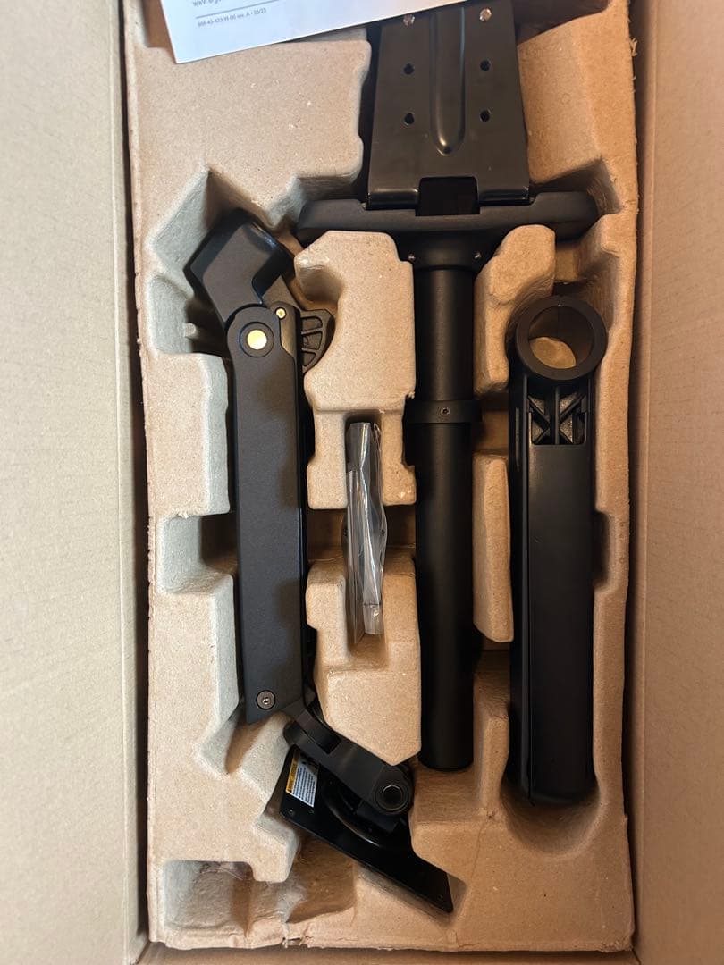 エルゴトロン LX Desk モニターアーム ロングポール ブラック